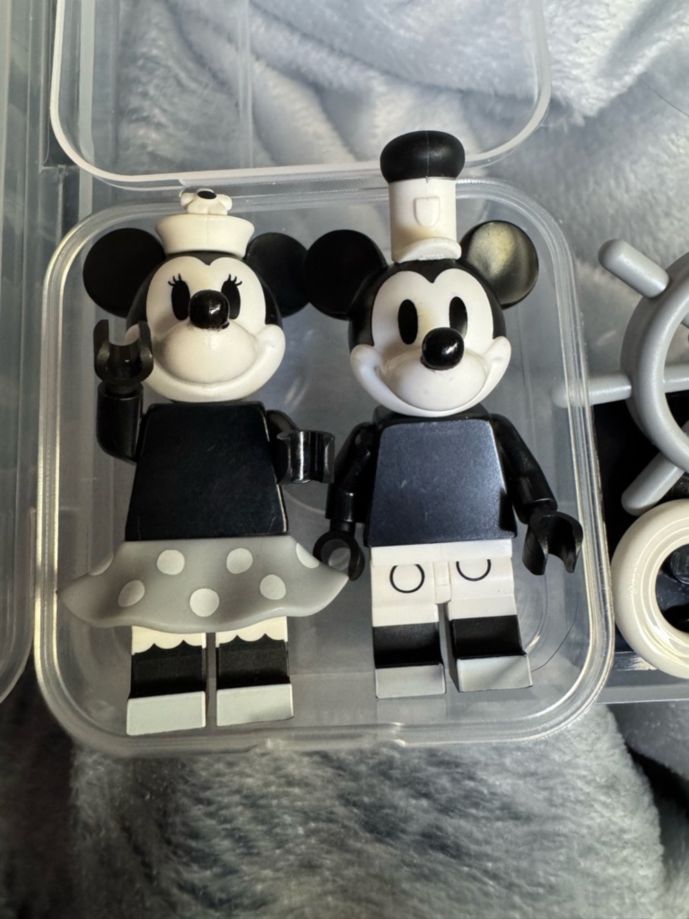 Lot of 2 LEGO Disney Series 2 Vintage Mickey & Minnie Disney Minifigures